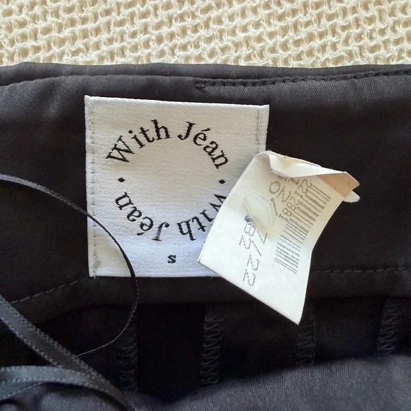 With Jean Chloe Corset Elegant Black Strapless Mini Dress - Picture 8 of 8